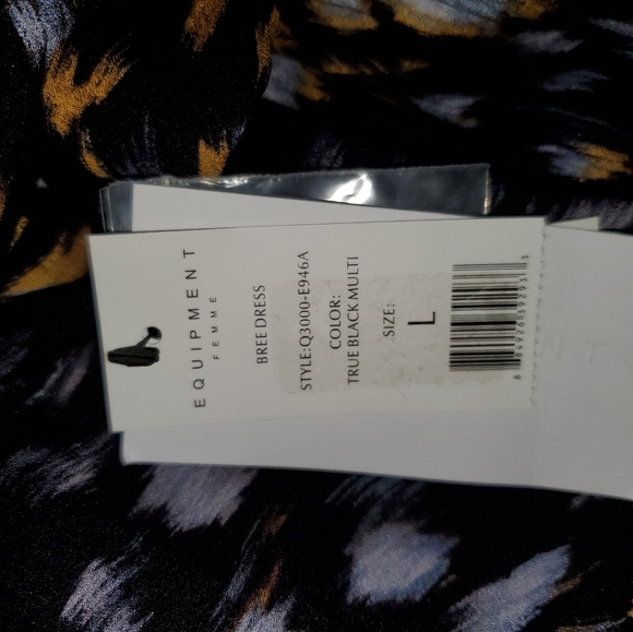 Nwt Equipment Bree Dress L - Picture 4 of 8